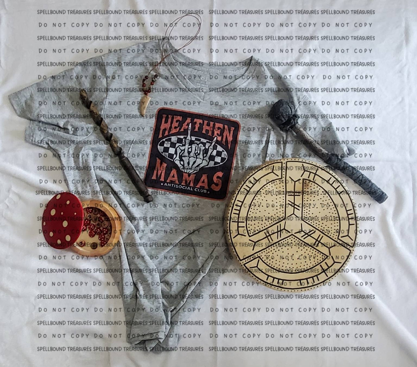 Heathen Mamas Antisocial Club Tee
