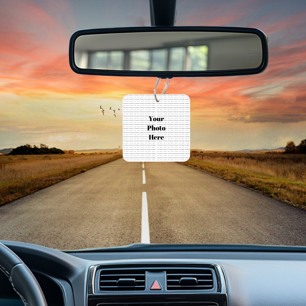 Custom Square Car Freshener