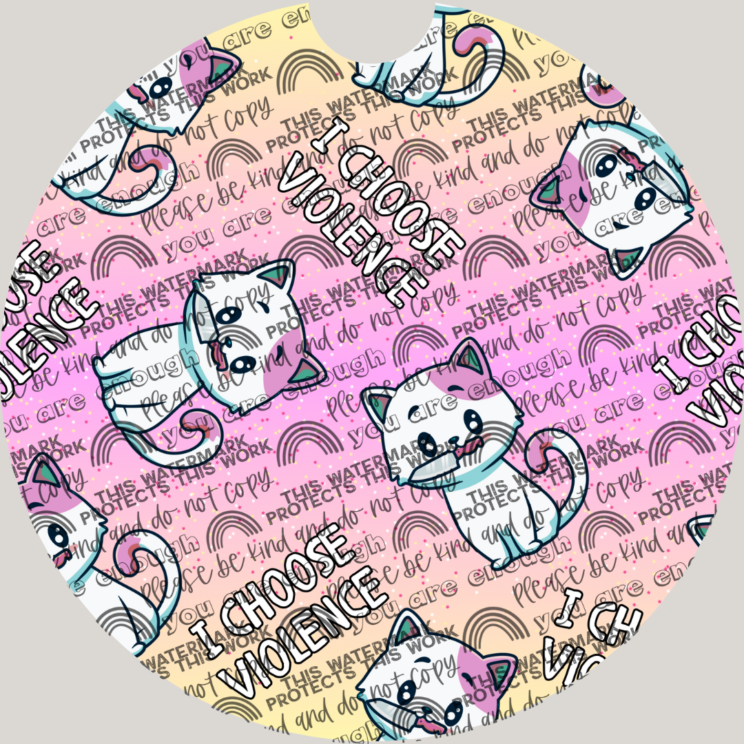 Danger Cat Coaster