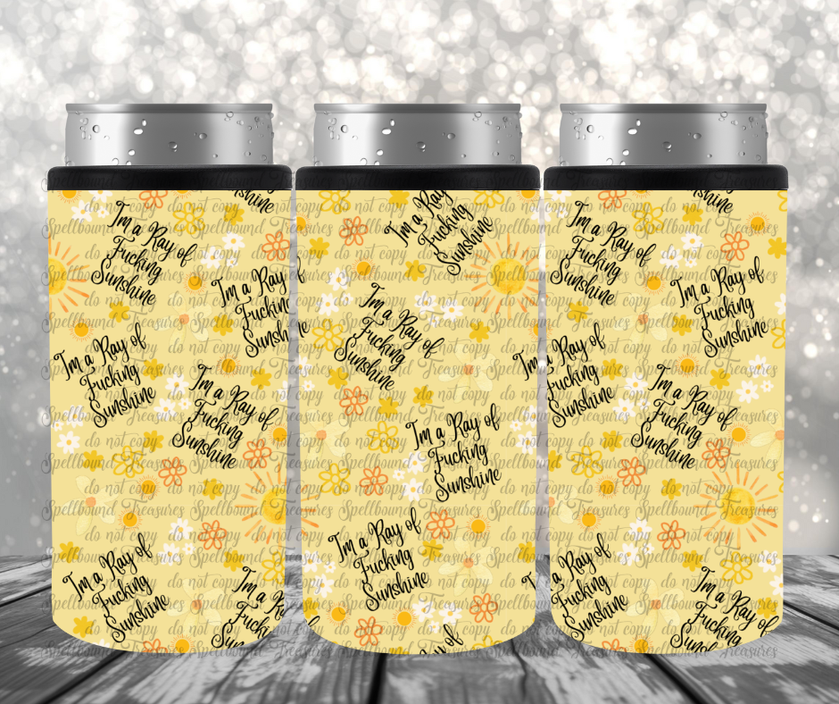 Ray Of Sunshine Slim Can Cooler