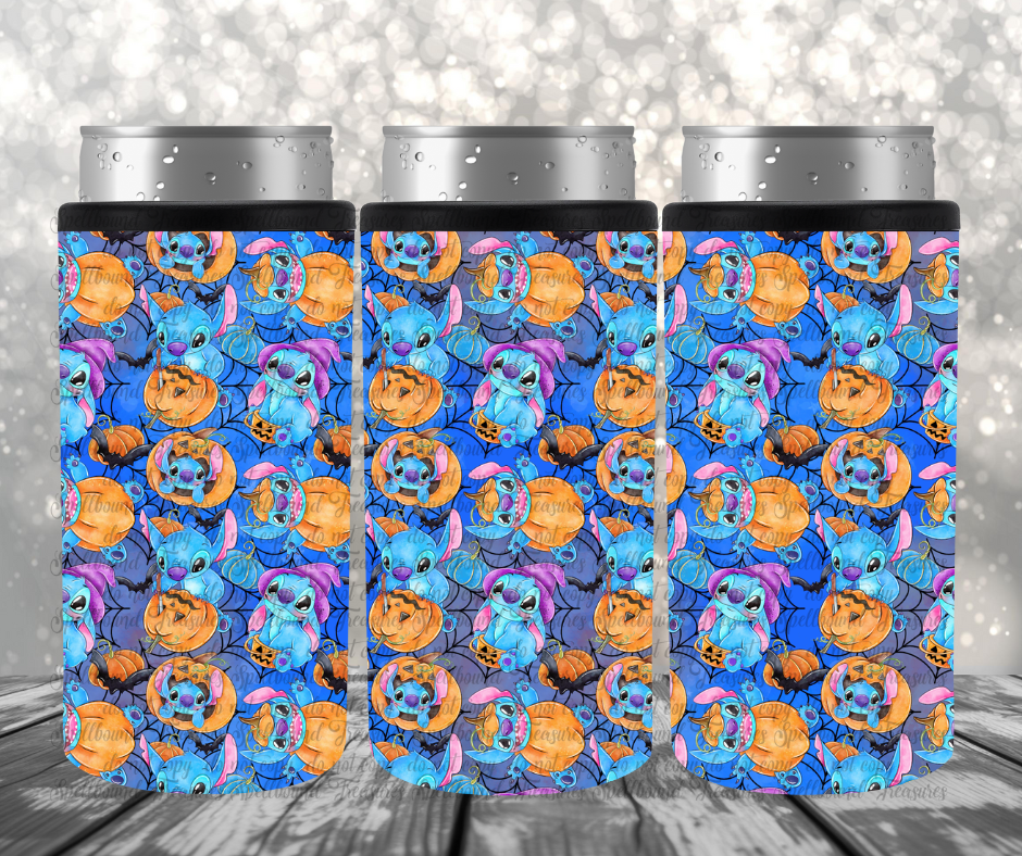 Pumpkin Monster Slim Can Cooler