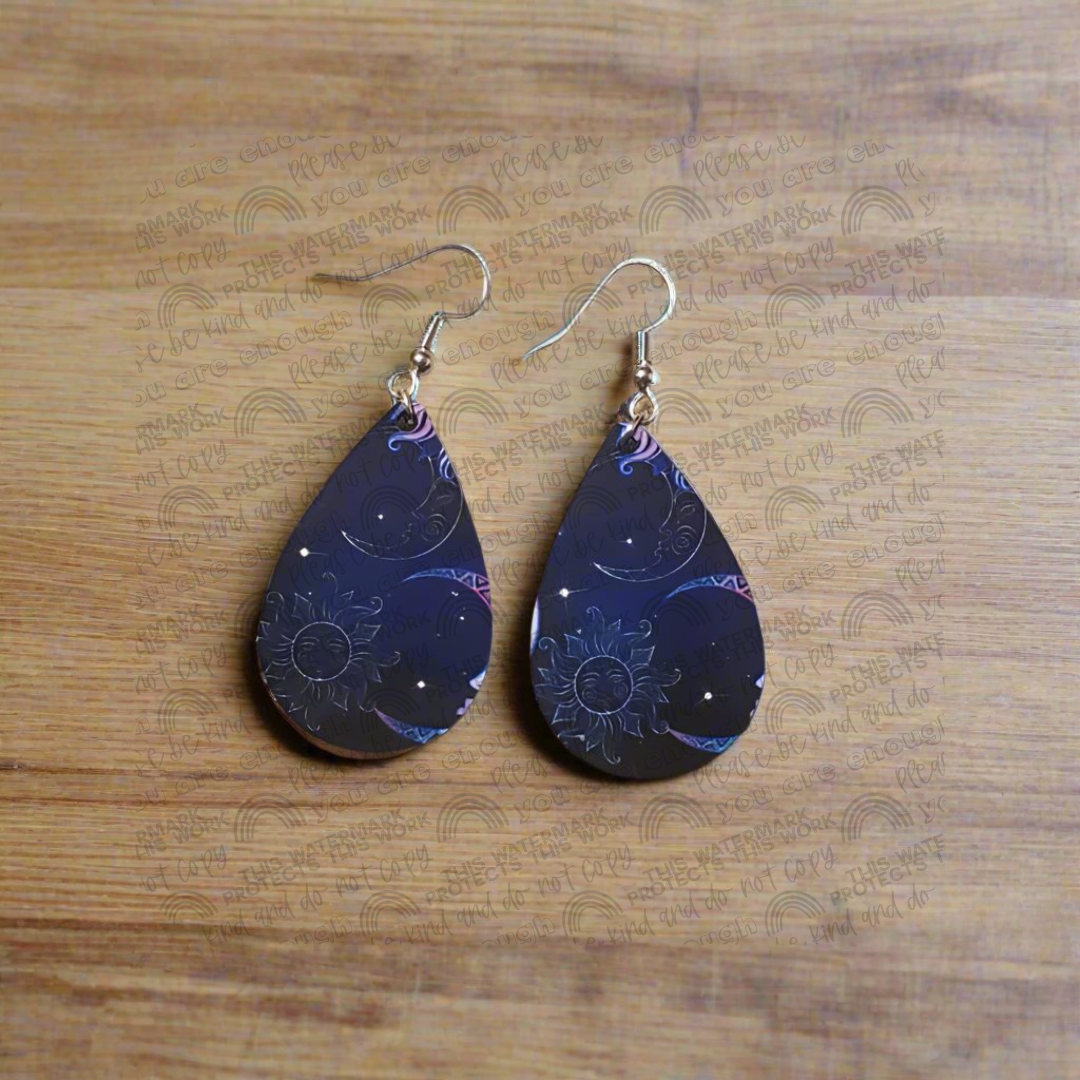 Sun & Moons Earrings