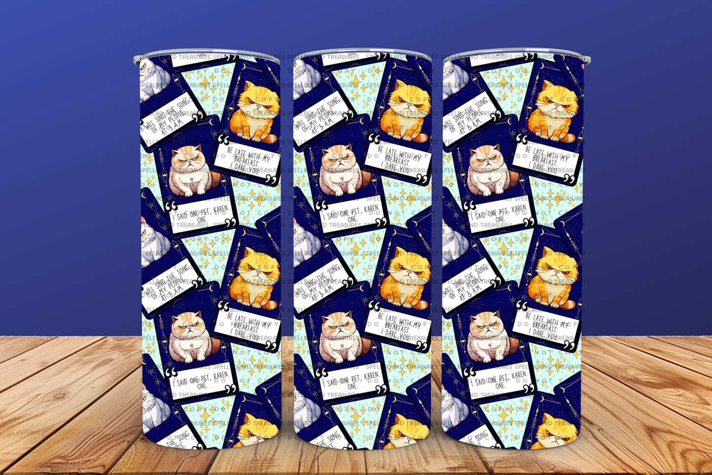 Angry Kitty Tarot