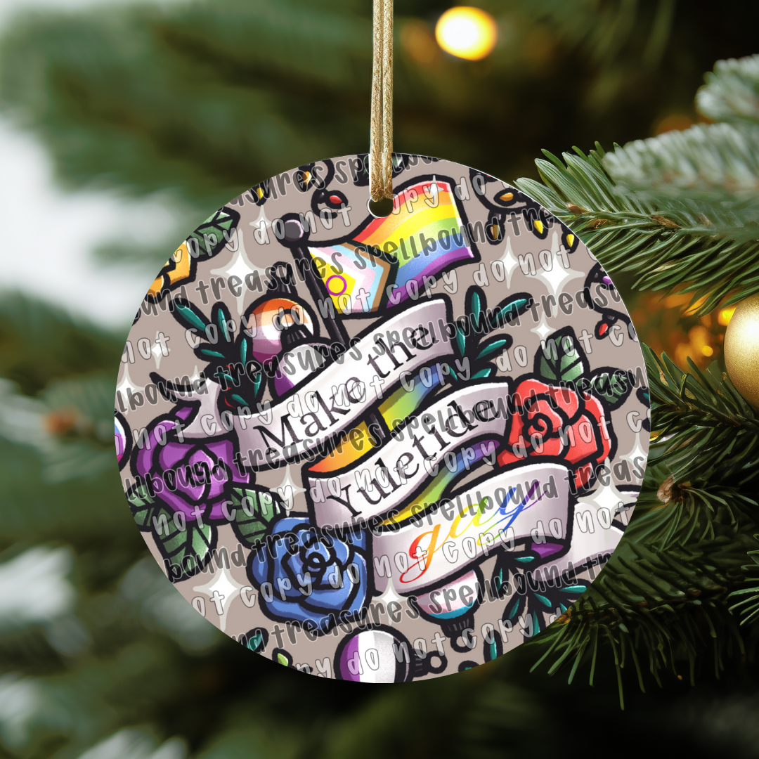 Make the Yuletide Gay Ornament