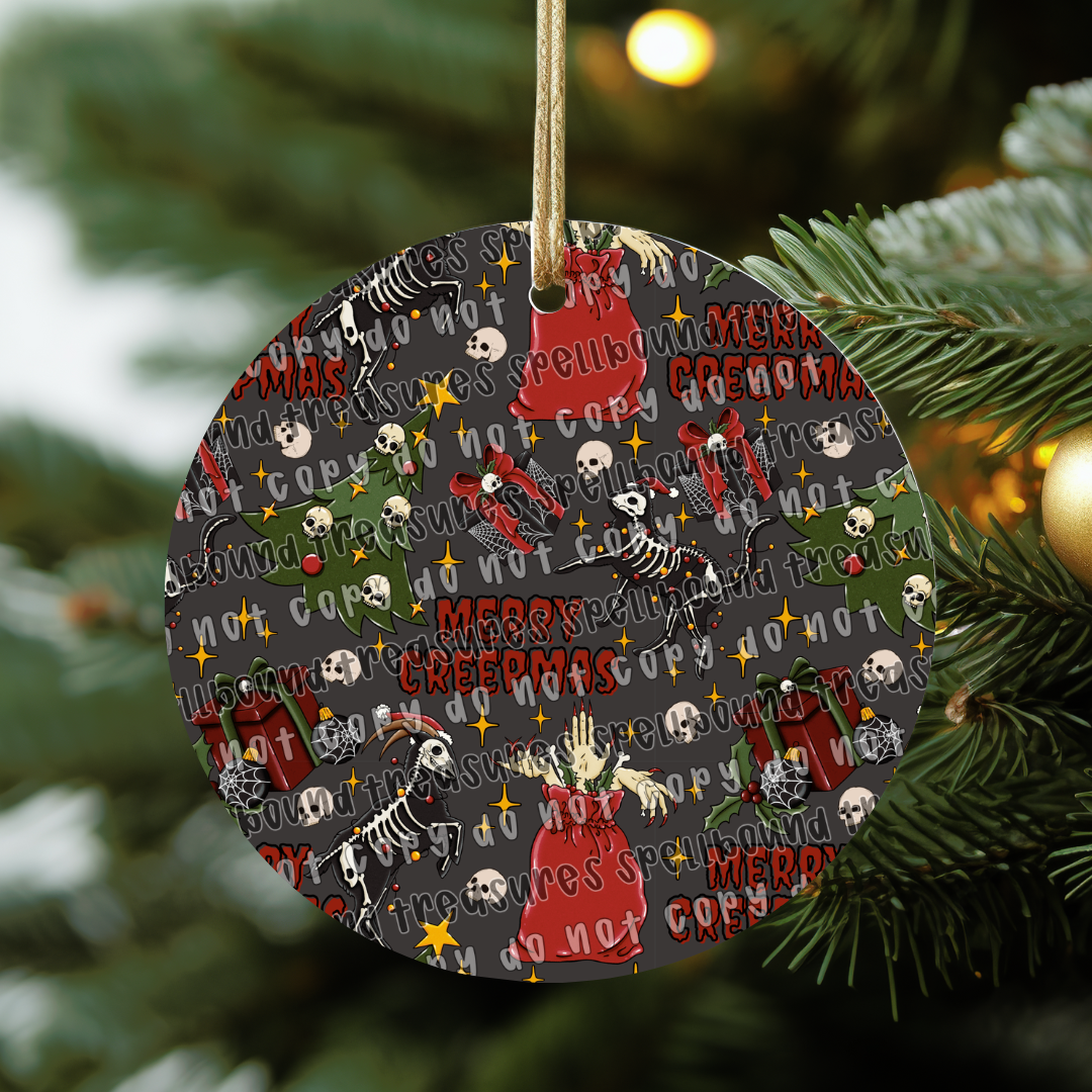 Merry Creepmas Ornament