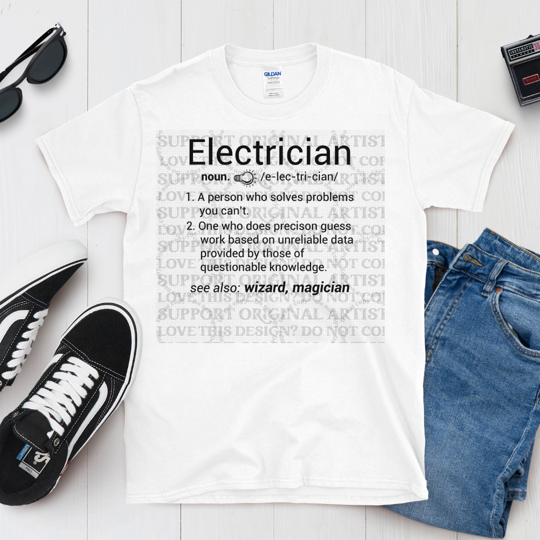 Electrician Definition Tee