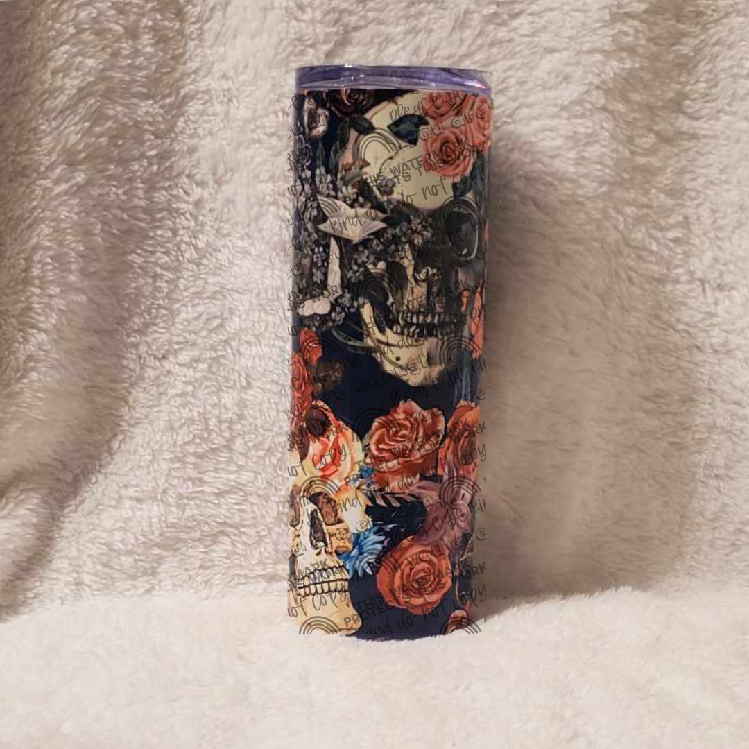 Floral Moth Skulls