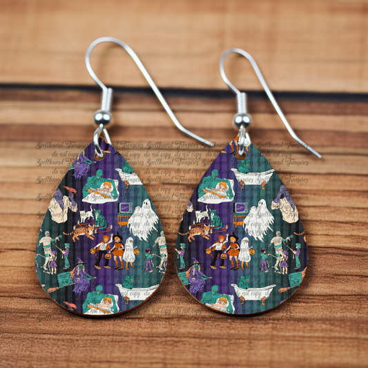 Retro Halloween Earrings