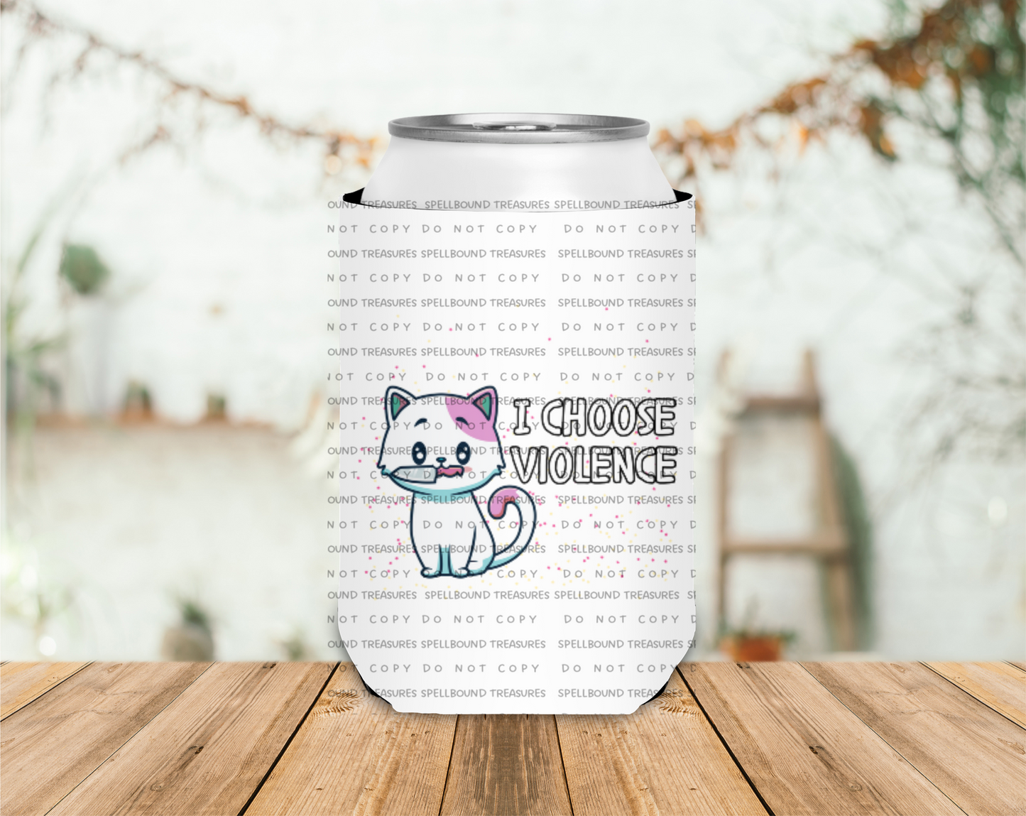 Angry Kitty Koozie
