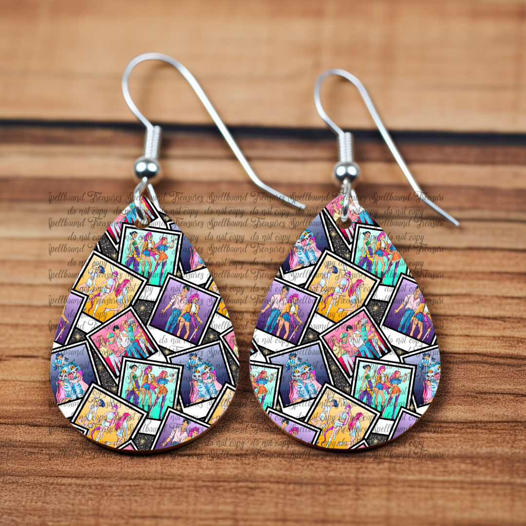 KPDH Polaroid Teardrop Earrings