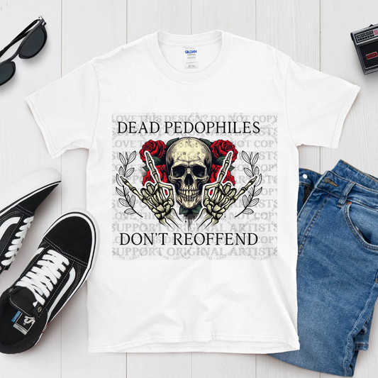 Floral They Don't Re-Offend Dtf Print