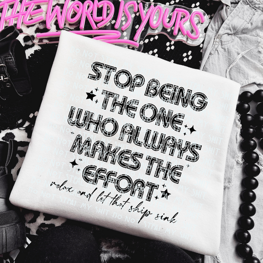 Let That Ship Sink Tee