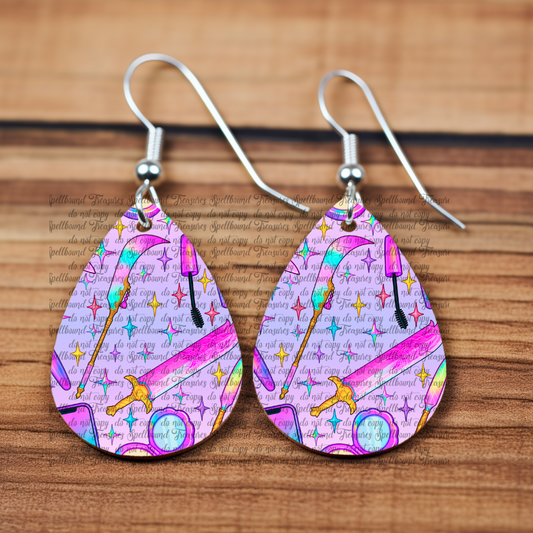 Battle Ready Teardrop Earrings