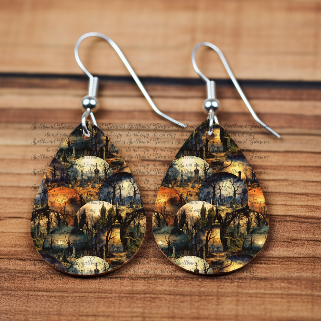 Meet Me At The Graveyard Earrings