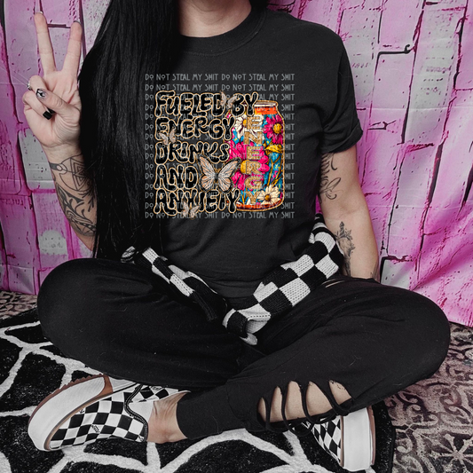 Energy Drinks & Anxiety Tee