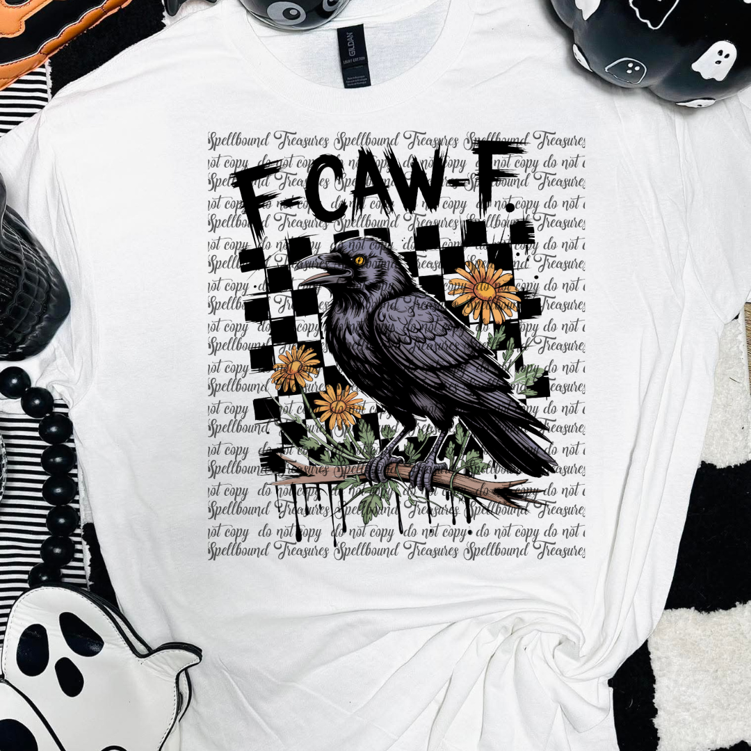 F-Caw-F Floral Tee