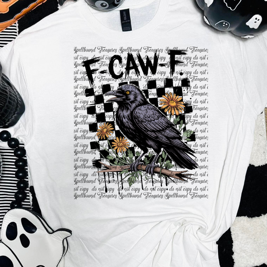 F-Caw-F Tee (Floral)