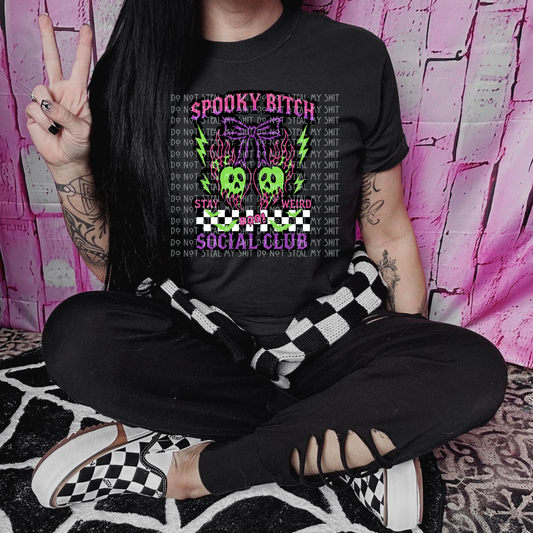 Spooky B Social Club Tee