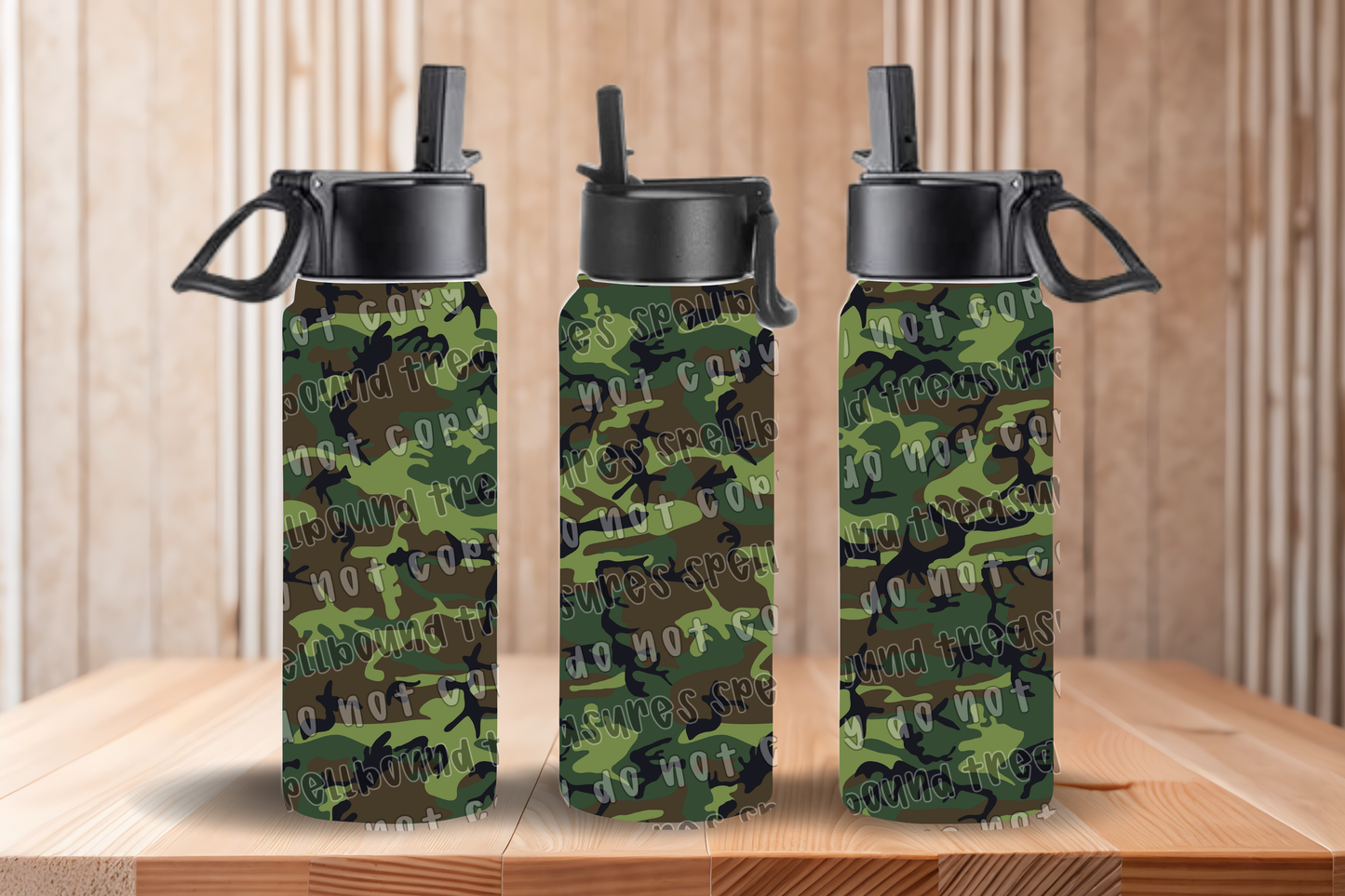 Camo Water Bottle