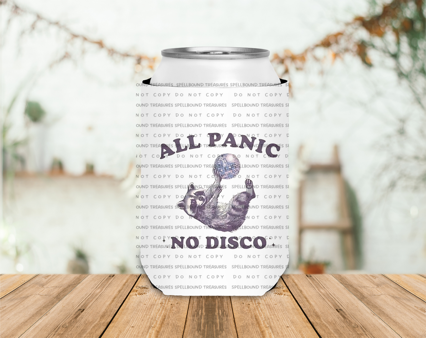 All Panic No Disco Koozie
