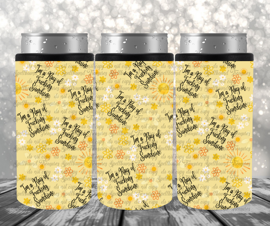 Ray Of Sunshine Slim Can Cooler
