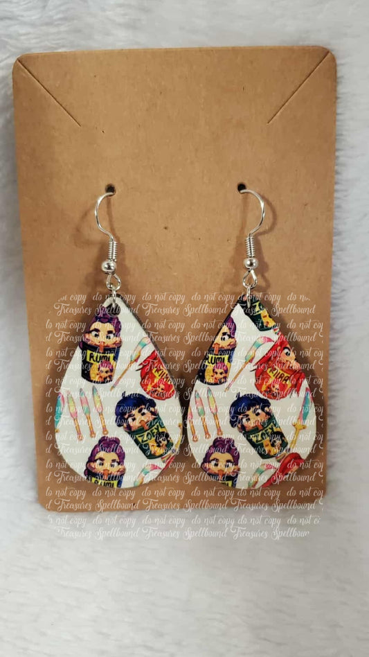 Pre-Show Carbs Teardrop Earrings