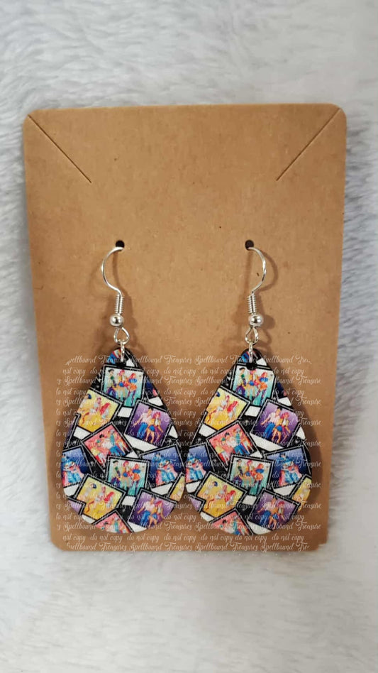 KPDH Polaroid Teardrop Earrings