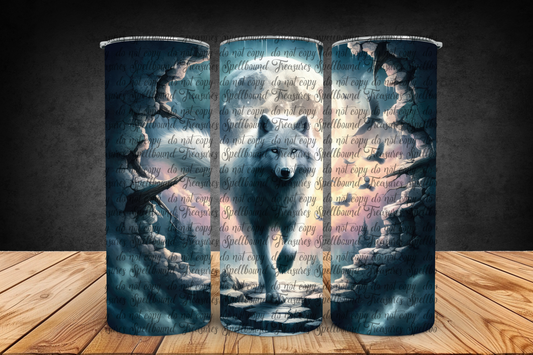 White Wolf 20oz Tumbler
