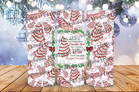 Sketchy Stuff For Tree Cakes Tumbler