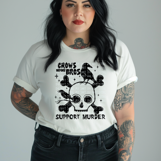 Crows Before Bros Tee
