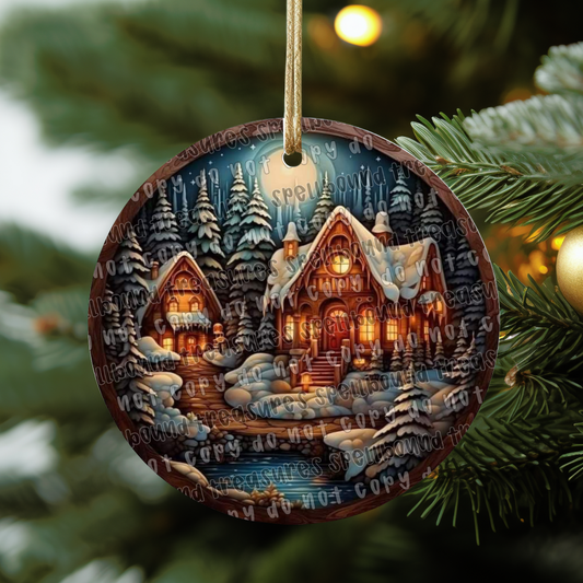 Winter Home Ornament