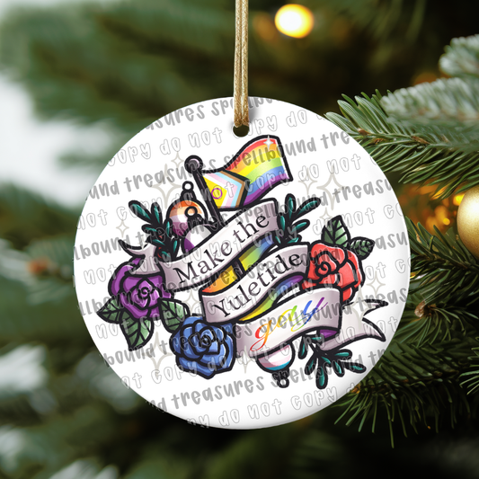 Make the Yuletide Gay Ornament