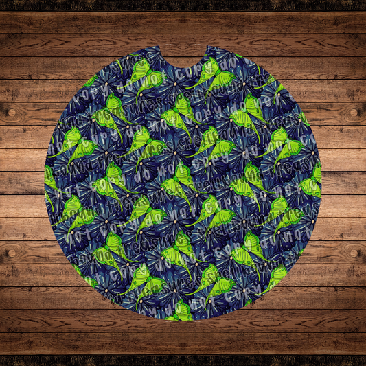 Luna Moth Floral Car Coaster