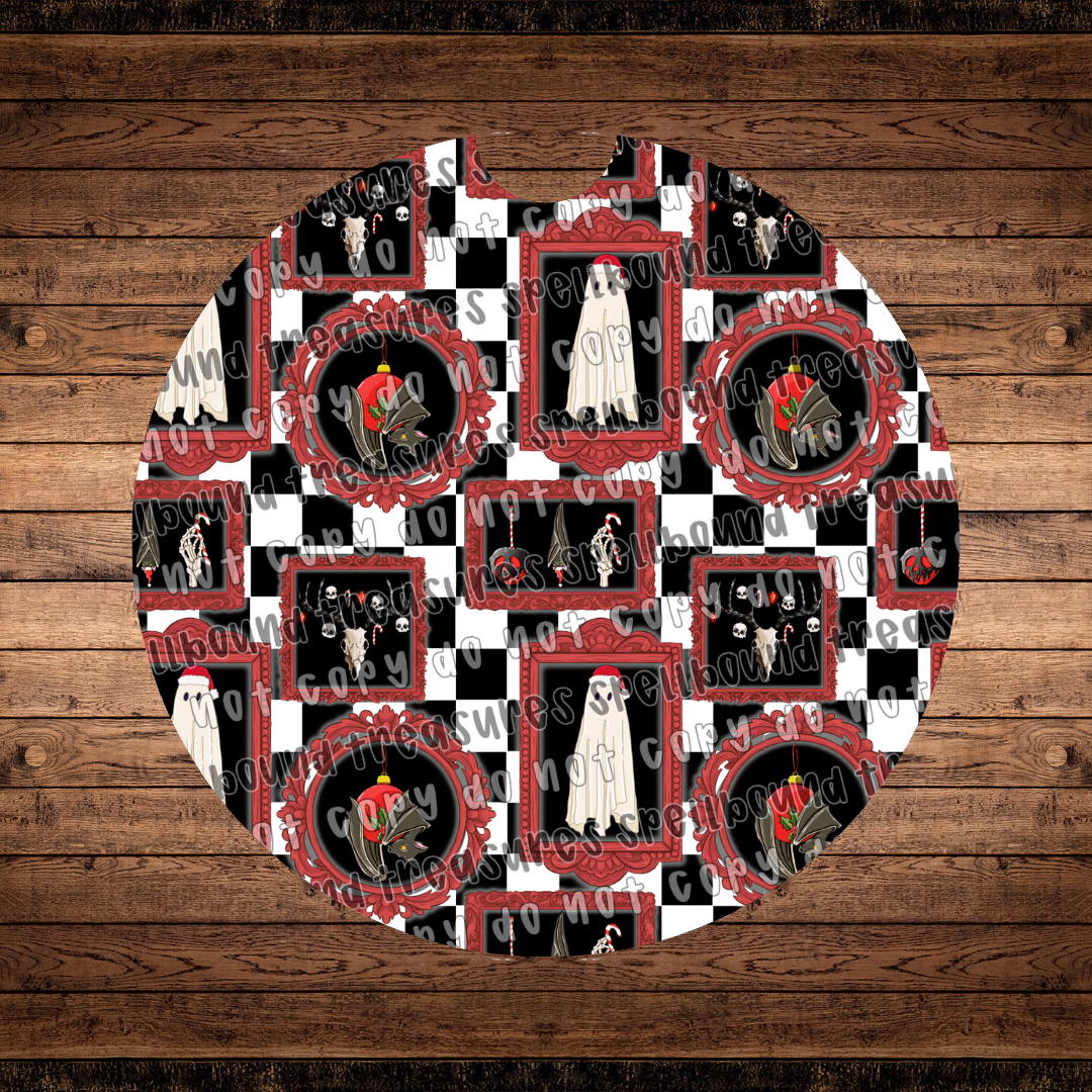 Spookmas Frames Car Coaster
