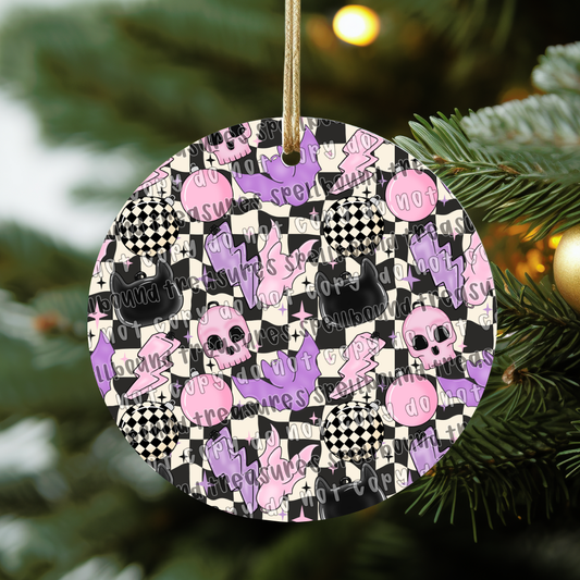 Emo Holiday Ornament