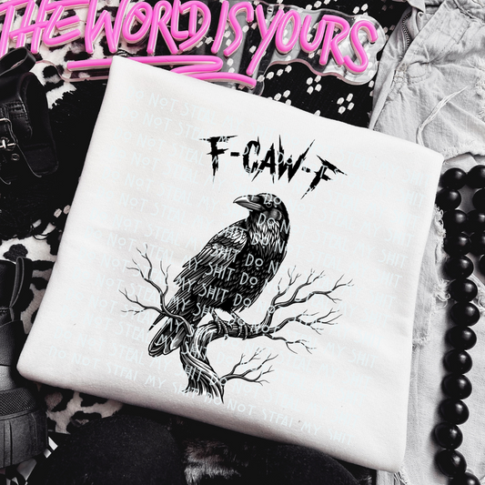 F-CAW-F Tee (Black design)